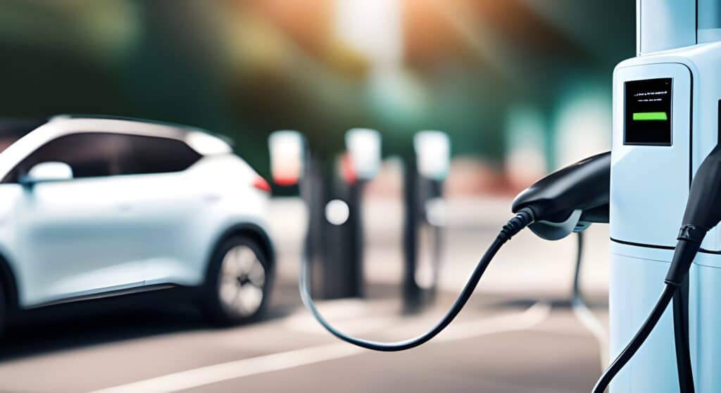 Borne de recharge véhicules électriques